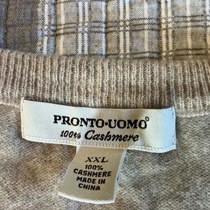 Pro to Uomo mens cashmere sweater in XXL excellent condition